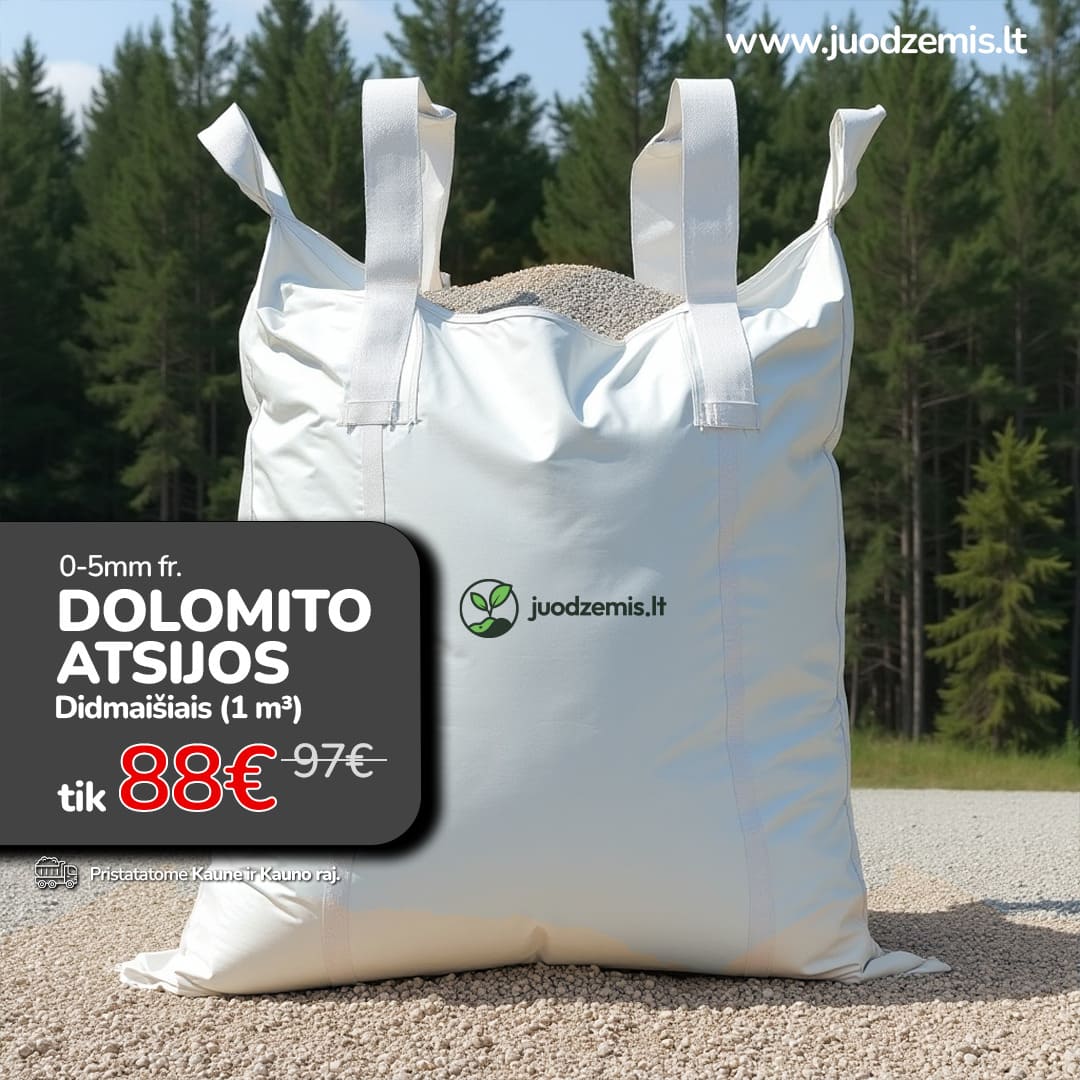 Dolomito atsijos su pristatymu Kaune