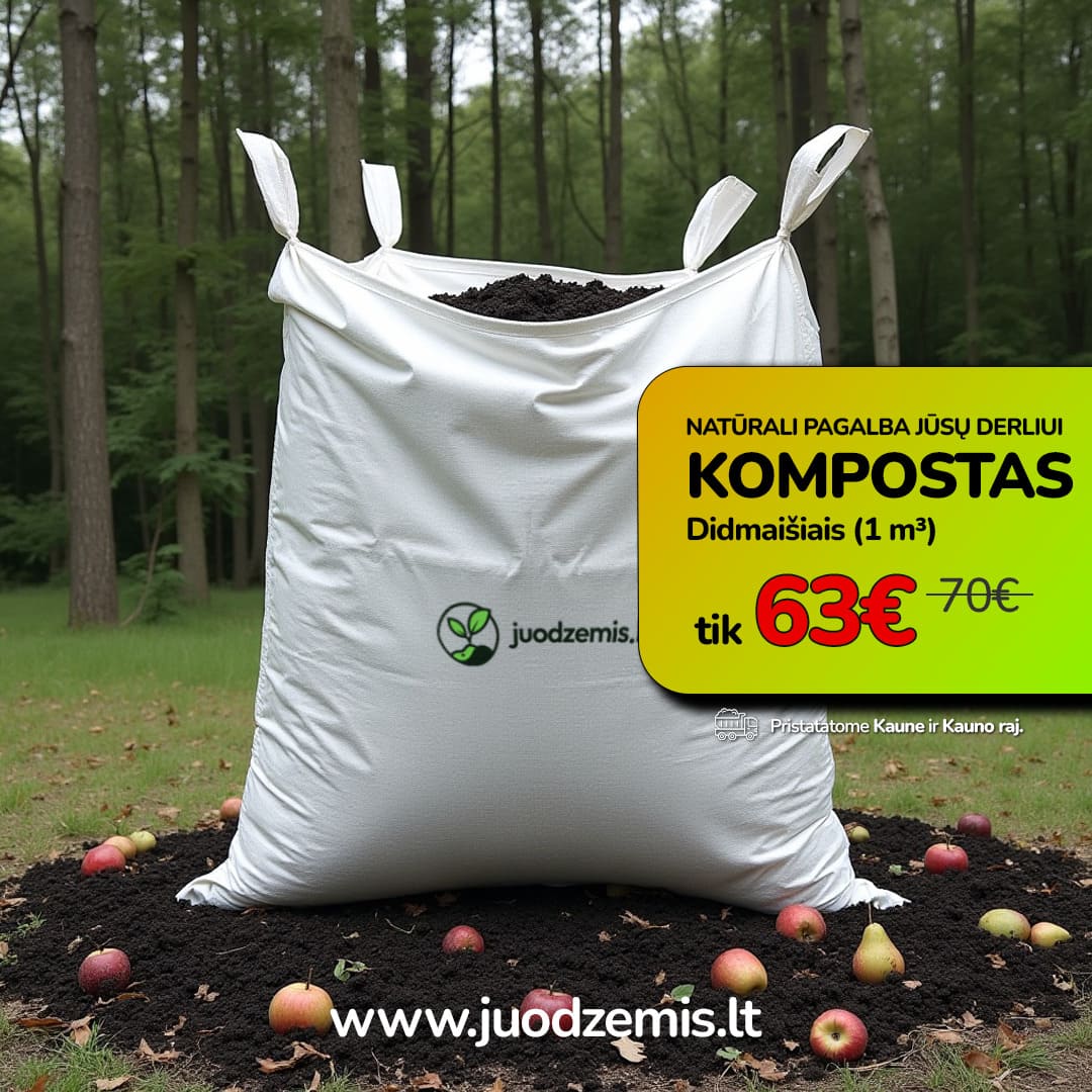 Kompostas dideliais kiekiais