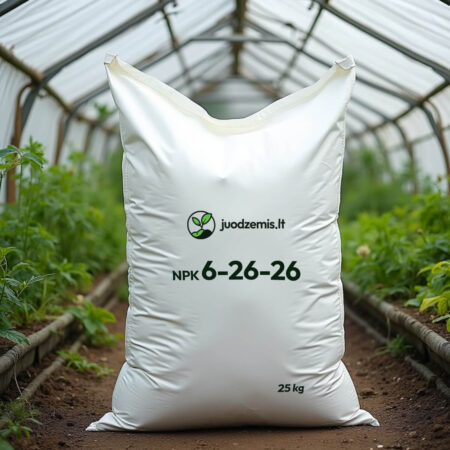 Rudeninės trąšos NPK 6-26-26 - 25 kg.