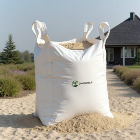 Smėlis vaikų aikštelėms 0-2mm, didmaišis 1 m³ (~1.65 t.)